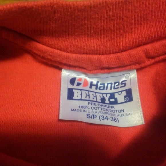 Hanes Tops Vintage Single Stitch Pocket Tee Shirt Made In Usa Small